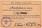 1950 - Ski-Zunft Durlach 1950 - Ski-Zunft Durlach
