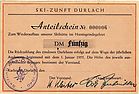 1950 - Ski-Zunft Durlach