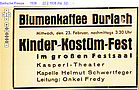 Blumenkaffee Kinderkostmfest 1938