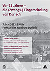 Festabend am 7. Mai 2013 in der Durlacher Karlsburg - 75 Jahre Zwangseingemeindung