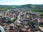 Blick ber Durlach auf den Turmberg