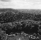 Blick vom Turmberg auf den Guggelensberg. Ca. 1983