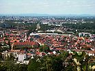 Blick von der Aussichtsterrasse am Turmberg 2009