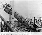 Sprengung des Schrottturms 1945 Sprengung des Schrottturms 1945