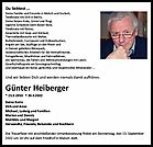 Gnter Heiberger verstorben