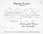 Arbeitszeugnis der Firma Gritzner von 1912 (2)