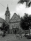 1988 - Marktplatz mit Rathaus und ev. Stadtkirche