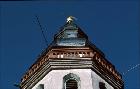 Turm der ev. Kirche, ca. 1978