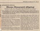 Altes Wasserwerk stillgelegt Altes Wasserwerk stillgelegt