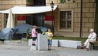 Trinkwasserbrunnen vor der Karlsburg