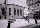 Marktplatz im Winter, ca. 1988