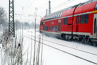 Regionalbahn im Schnee Regionalbahn im Schnee