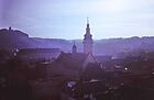 Durlach - Rathaus und ev. Stadtkirche 1975 Durlach - Rathaus und ev. Stadtkirche 1975